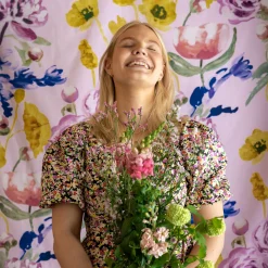Pentik Tyynynpäälliset Ja Tyynyt^Freesia Tyynynpäällinen Vaaleanpunainen