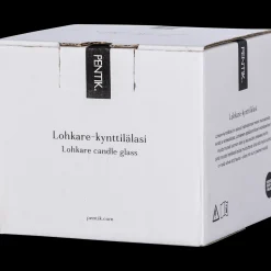 Pentik Kynttilät Ja Kynttilätarvikkeet | Kynttilänjalat Ja Lyhdyt^Lohkare Kynttilälasi Kirkas