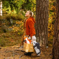 Pentik Lasten Sisustus | Lasten Sisustus^Metsänväki Torkkupeitto Tummanharmaa