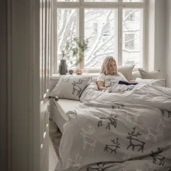Pentik Vuodevaatteet^Saaga Tyynyliina Harmaa