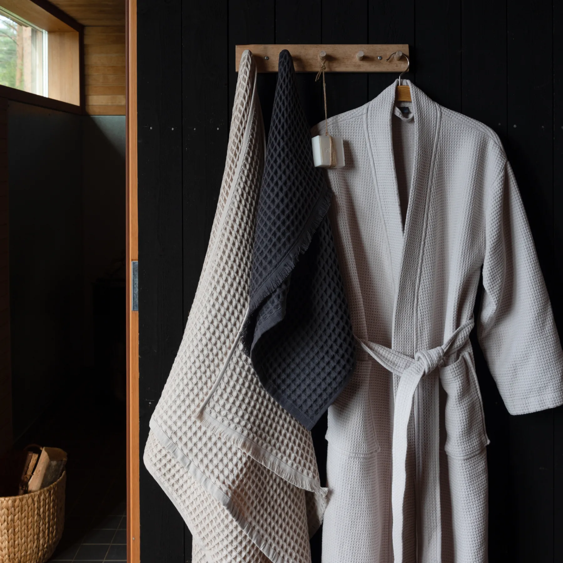 Pentik Spa-tuotteet | Kylpytakit Ja Toilettilaukut^Tundra Kylpytakki Vaaleanruskea
