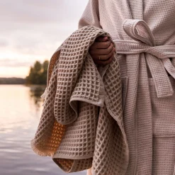 Pentik Spa-tuotteet | Kylpytakit Ja Toilettilaukut^Tundra Kylpytakki Vaaleanruskea