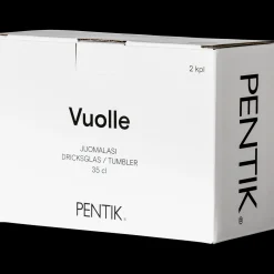 Pentik Lasit Ja Kaatimet^Vuolle Juomalasi 2 kpl Kirkas